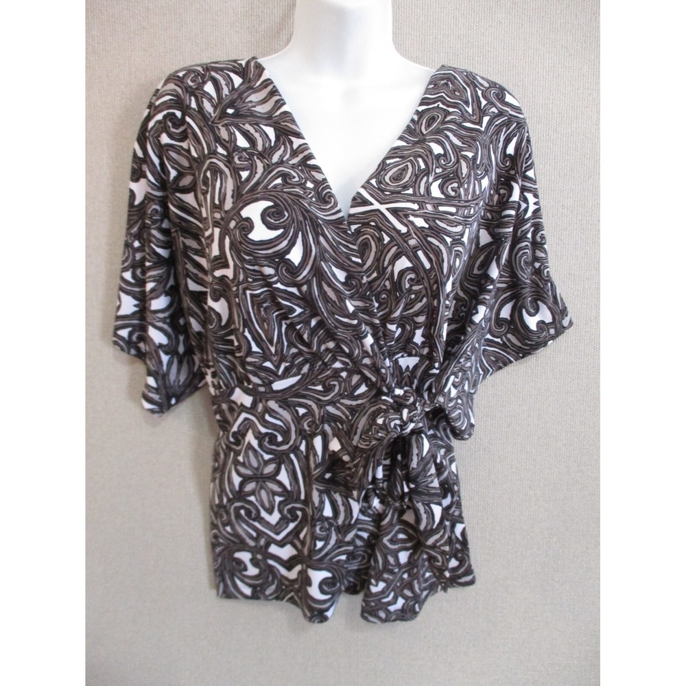 Jennifer Lopez Faux Wrap Blouse Size XL